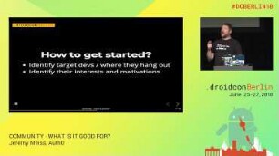 Community - What is it good for?