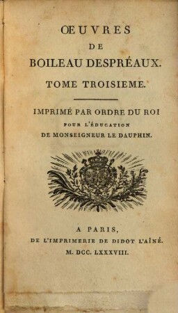 Oeuvres De Boileau Despréaux, 3