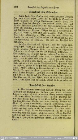 Durchfall der Schweine