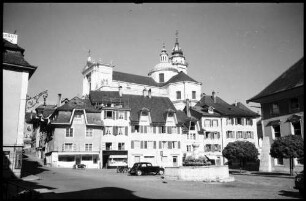 Keine Beschreibung [Solothurn: Kathedrale von Süden]