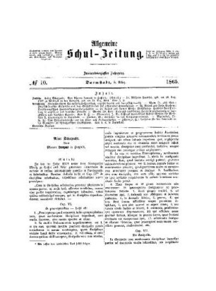 Ueber Schulzucht : (Schluß)
