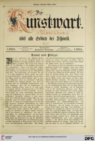 Heft 7 (Januarheft 1892)