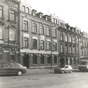 Reichenbach (Vogtland), Greizer Straße 14/12. Wohnhäuser (um 1900). Straßenansicht