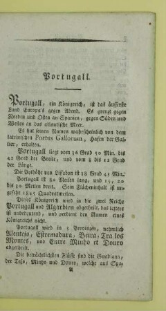 Portugall