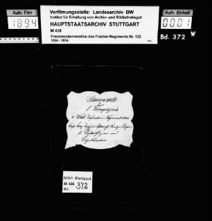 Unteroffiziere und Kapitulanten 1896-1901