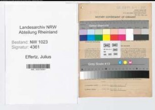 Entnazifizierung Julius Effertz , geb. 04.10.1902 (Landwirt)