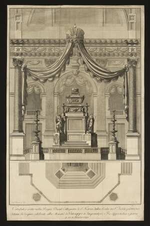 Katafalk für Kaiser Joseph II.