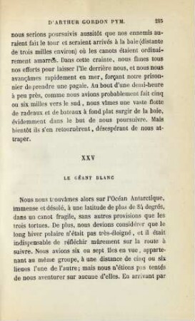 XXV. Le géant blanc