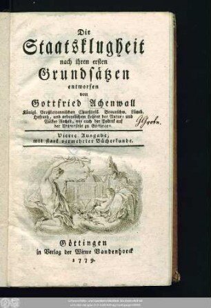 Die Staatsklugheit nach ihren ersten Grundsätzen