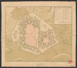 Plan de la ville et de la citadelle de Wesel