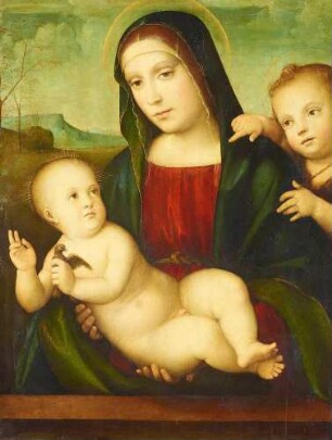 Maria mit Kind und Johannes