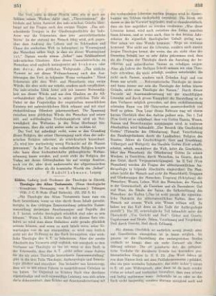 251-253 [Rezension] Köhler, Ludwig, Theologie des Alten Testaments