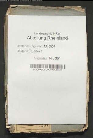 Ausgabenbelege der Nachlasskommission Maximilian Friedrichs: Nr. 201-300