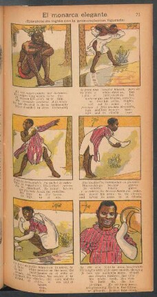 El monarca elegante - [Cómic] : (Ejercicio de inglés con la pronunciación figurada)