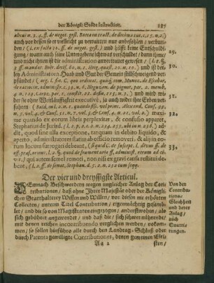 Der vier und dreyssigste Articul.