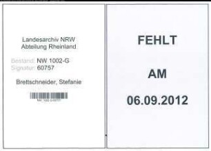 Entnazifizierung Stefanie Brettschneider, geb. 18.02.1906 (Gastwirtin)