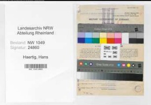 Entnazifizierung Hans Haertig , geb. 05.04.1911 (Ingenieur)