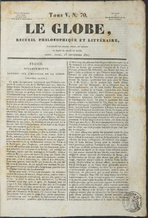 1827, 70: Heft