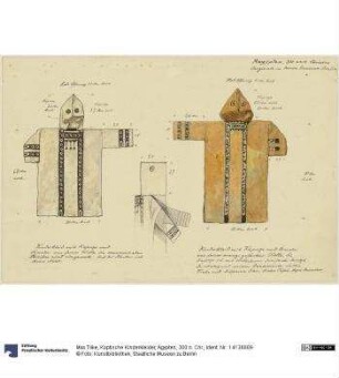 Koptische Kinderkleider, Ägypten, 300 n. Chr.