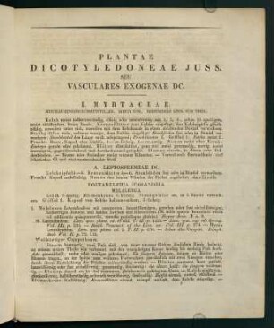 1-86, Plantae Dicotyledoneae Juss. Seu Vasculares Exogenae DC.