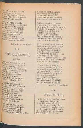 Del pasado