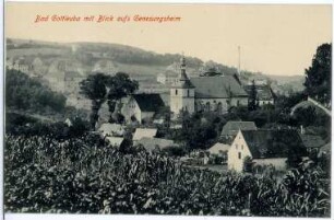 Bad Gottleuba. Blick auf Bad Gottleuba