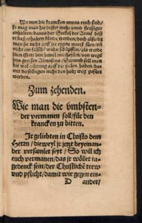 Zum zehenden.