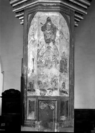 Deesis mit Auferstehung der Toten
