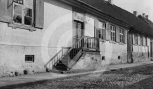Wohnhaus in Goldingen mit Treppenaufgang