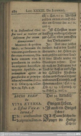 Locus XXXIV. De Vita Aeterna