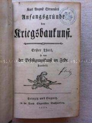 Lehrbuch zur Kriegsbaukunst