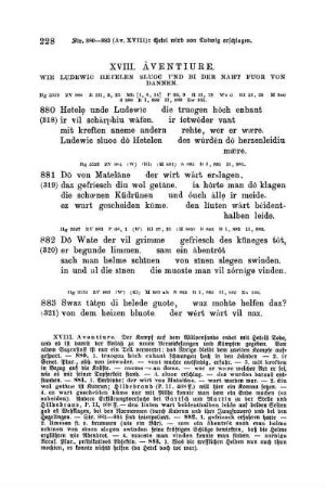 XVIII. Àventiure. Wie Ludewic Hetelen sluoc und bi der naht fuor von dannen