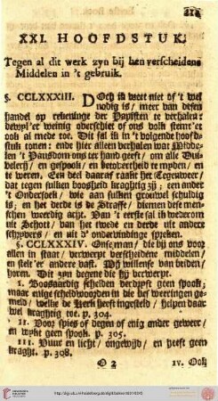 XXI. Hoofdstuk