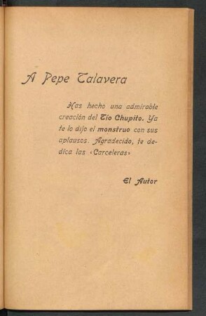 [Dedicatoria] A Pepe Talavera