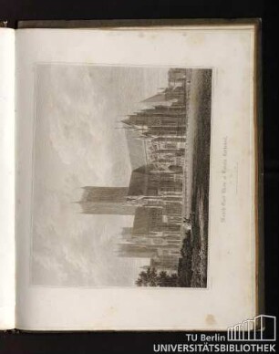 Plate 9. South east view of Lincoln Cathedral.