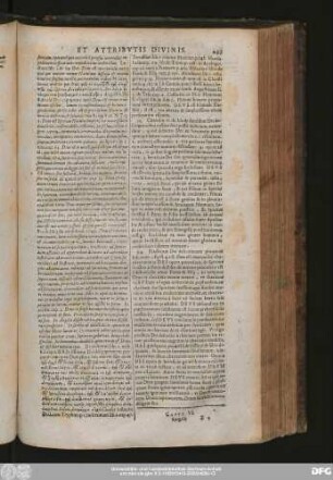 Caput VI. Exegesis. De divinae essentiae unitate.