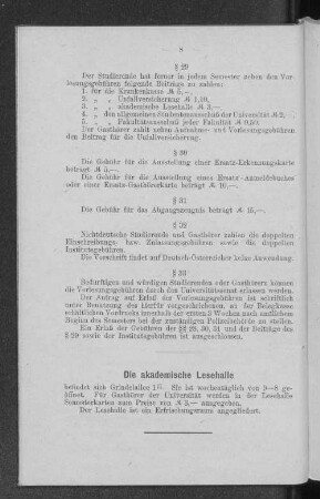 Die akademische Lesehalle