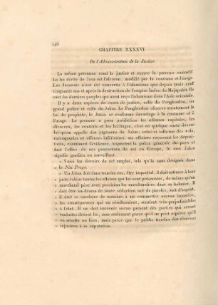 Chapitre XXXXVI. De l'administration de la justice