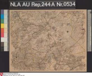 Topographische Karte des Landkreises Aurich von Marienhafe bis Remels