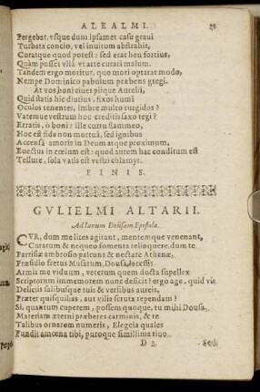 Gulielmi Altarii.