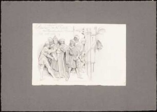Reiseskizzen aus Italien: Amiens: Kathedrale (Ansicht Chorschrankenrelief)