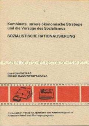 Textheft zum Dia-Vortrag über Kombinate