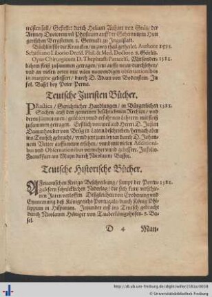 Teutsche Juristen Bücher.