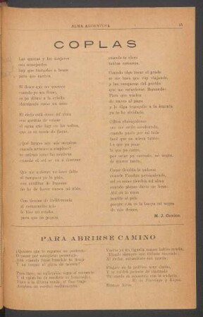 Para abrirse camino