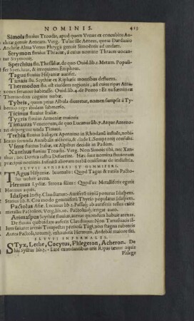 Fluvii auriferi et gemmiferi.