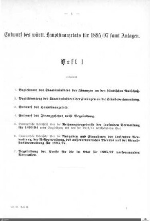 Hauptfinanzetat 1895-1897