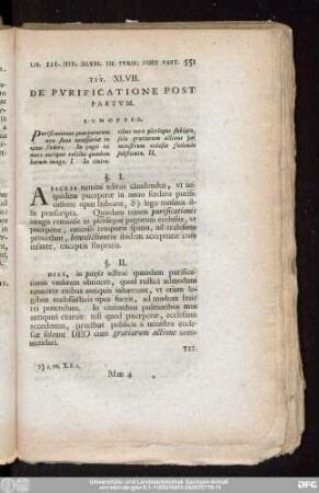 Tit. XLVII. De Purificatione Post Partum.