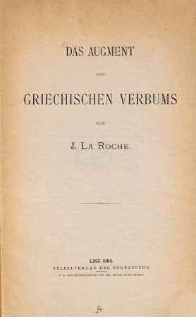 Das Argument des griechischen Verbums