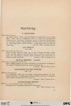 Nachtrag (Nr. 225-248)