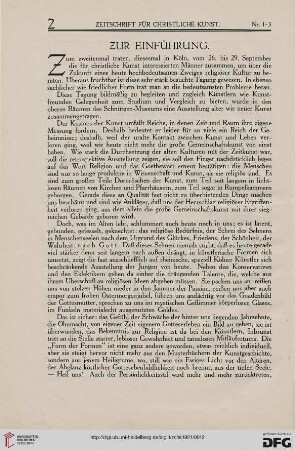 Zur Einführung